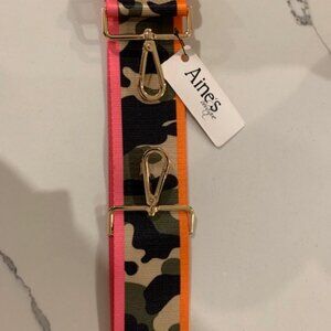 Canvas Bag Strap in Barbie NWT